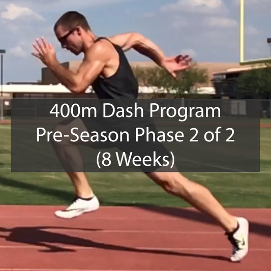 PRE-SEASON 400m Dash Training Program - Phase 2 of 2 ATHLETE.X