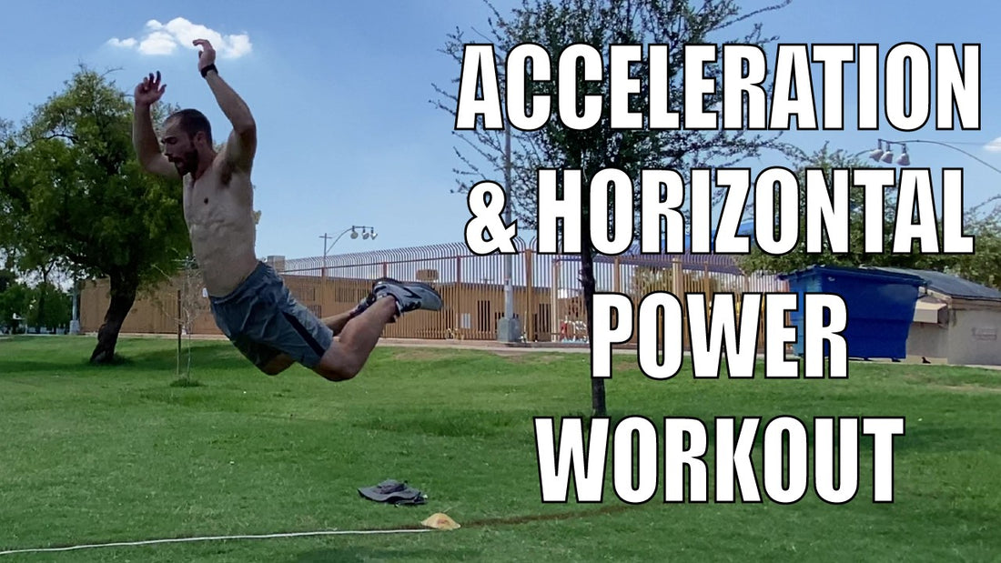 Acceleration & Horizontal Power Development Workout For Athletes Sprinting Workouts | Training For Speed & Power