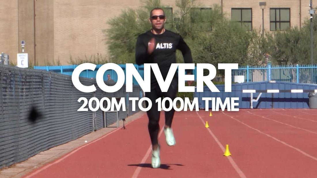 Convert 200m Time | 200m to 100m Conversion Calculators For Sprinters