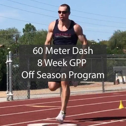 60 Meter Dash GPP Sprint Training Program - Indoor 60m Dash Sprint Training Sprinting Workouts by ATHLETE.X